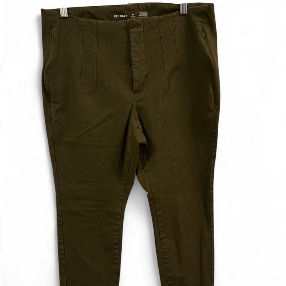 Old Navy Extra High Waisted Pixie Skinny Pants 14 Petite